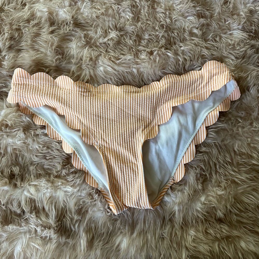 Jessica Simpson Scalloped Edge Bikini Bottom